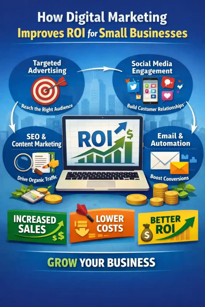 how digital marketing help in ROI
